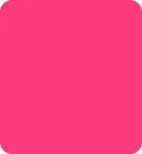 Wholesale bright pink rounded square cosmetic or storage container with smooth finish