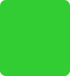 Wholesale bright green rounded square tile or color swatch